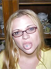 Teen Nerd With Glasses Gives Blowjob And Models Nude